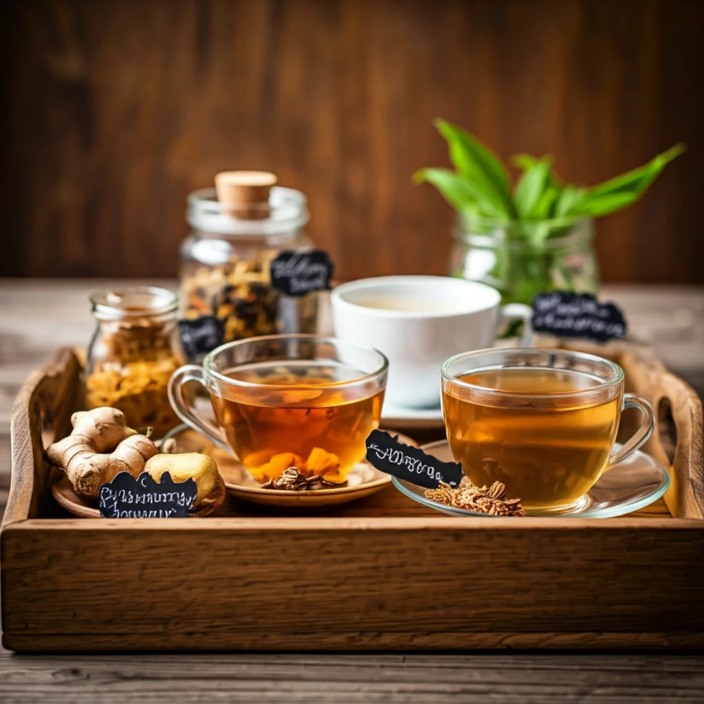 What are some herbal teas for immune support?