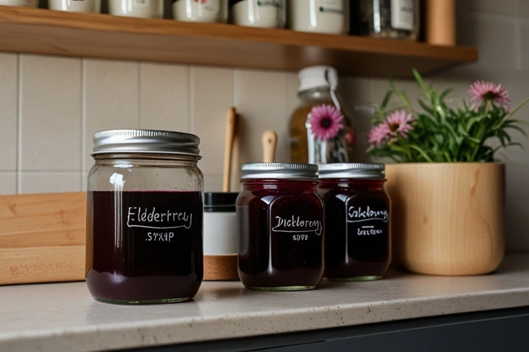 Preserving Elderberry Syrup for Long-Term Use